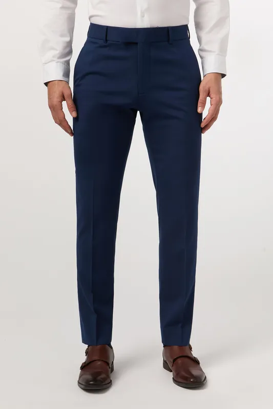 Montrose Bright Blue Slim Fit Trouser - Antique Rogue