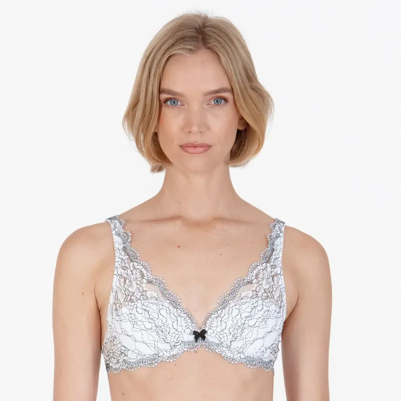 'Misty' High Apex Lightly Padded Underwired Bra - Little Women
