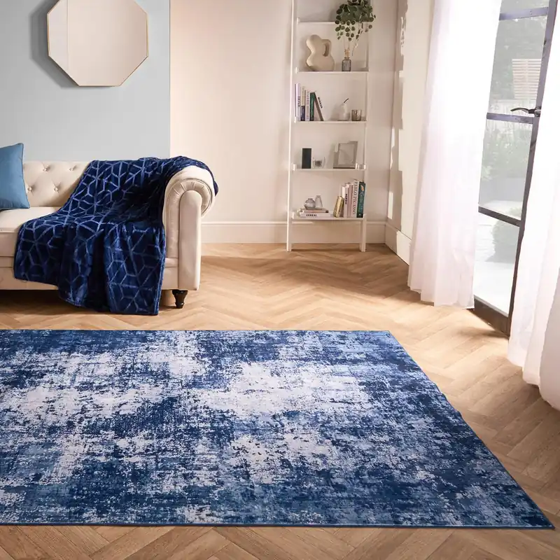 Abstract Rug Washable Carpet Living Room Bedroom Non Slip Runner Mat - OHS
