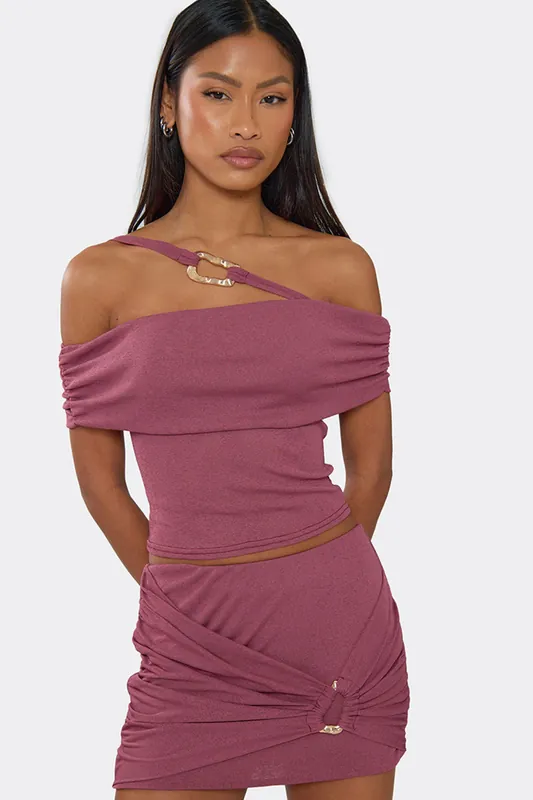 Long Sleeve Off The Shoulder Top - EGO