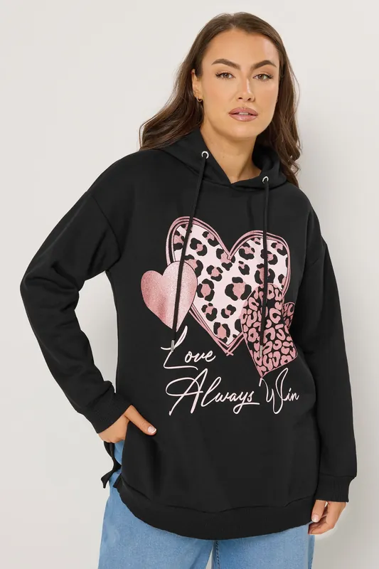 Triple Heart Leopard Hoodie - Yours