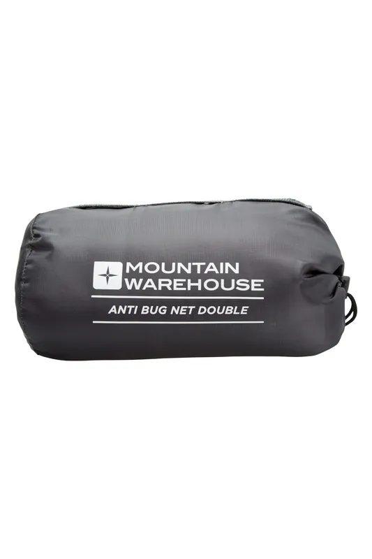 Compact Hiking Camping Travel Vacation 210x180x120cm Double Bag Net - Mountain Warehouse