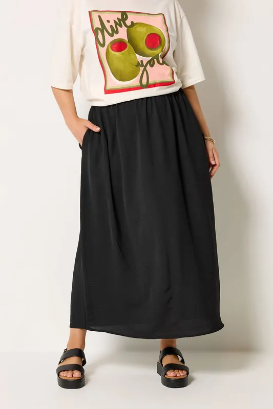 Woven Midi Skirt - Yours
