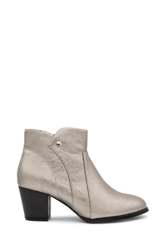 Anya' Mid Block Heel Ankle Boot - Paradox London