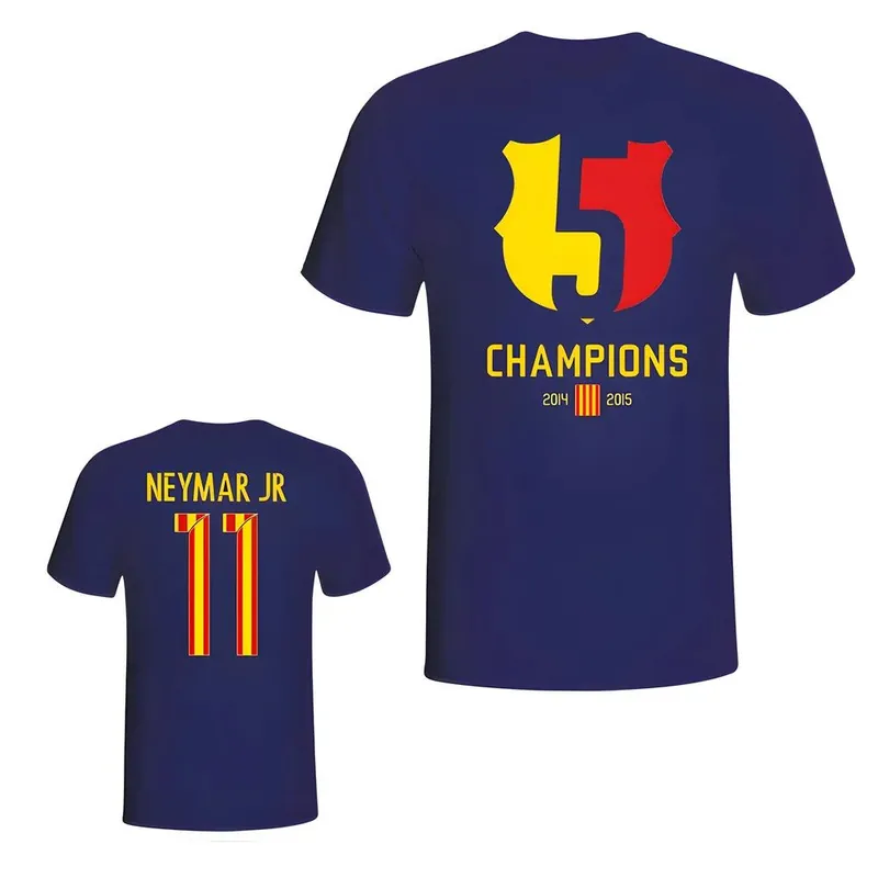 Mens 2015 Neymar Champions Tee - FC Barcelona
