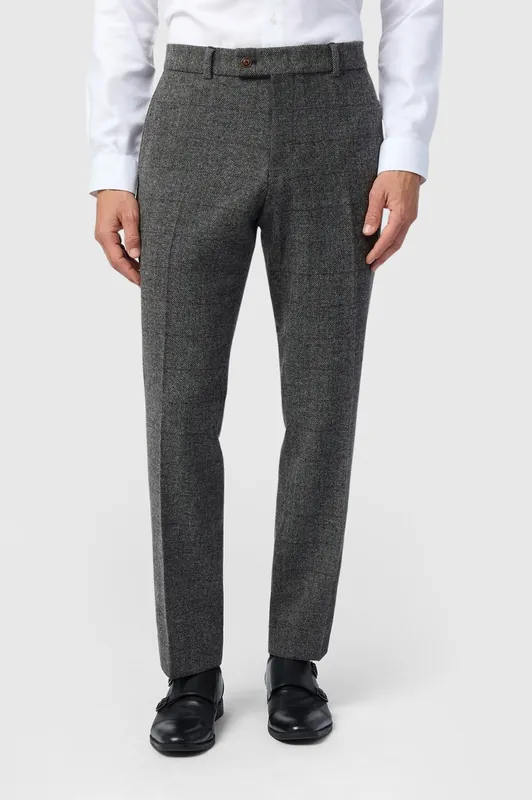 Tweed Tailored Fit Trouser - Antique Rogue