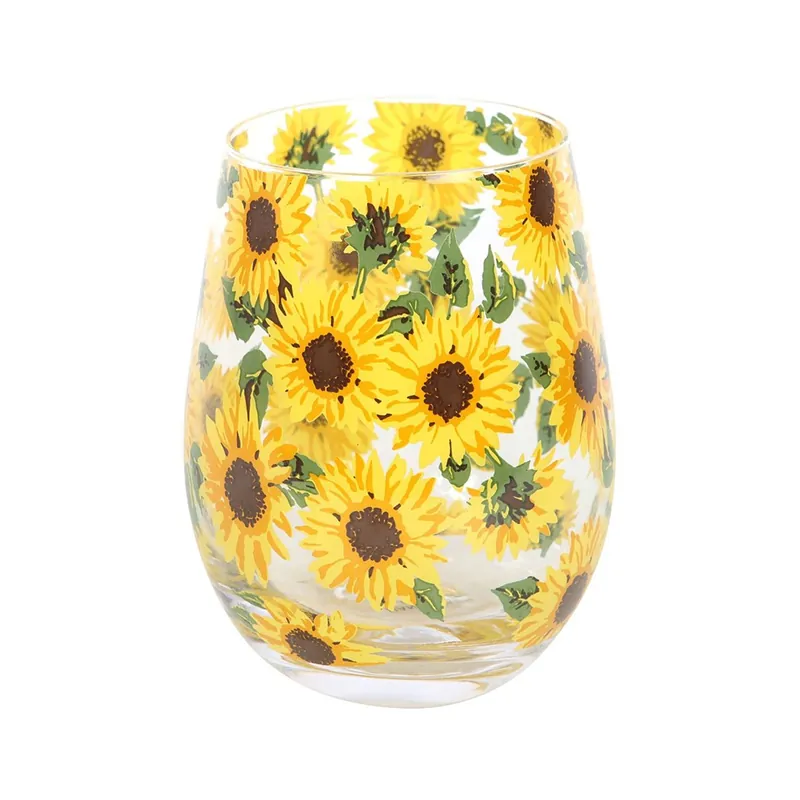 Sunflower Stemless Glass - Something Different