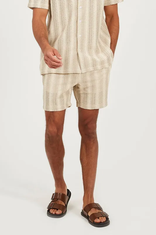 Stripe Shorts - Brave Soul