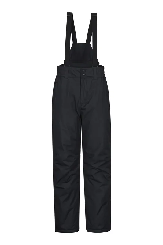 'Dusk' Warm Fleece Lined Snowproof Comfy Short Winter Ski Salopettes - Mountain Warehouse