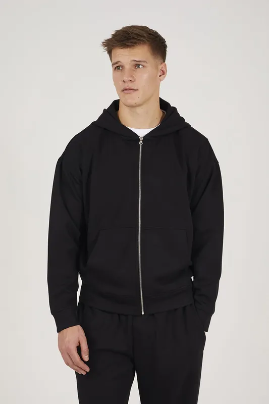 Relaxed Fit Zip Through Hoodie - Brave Soul