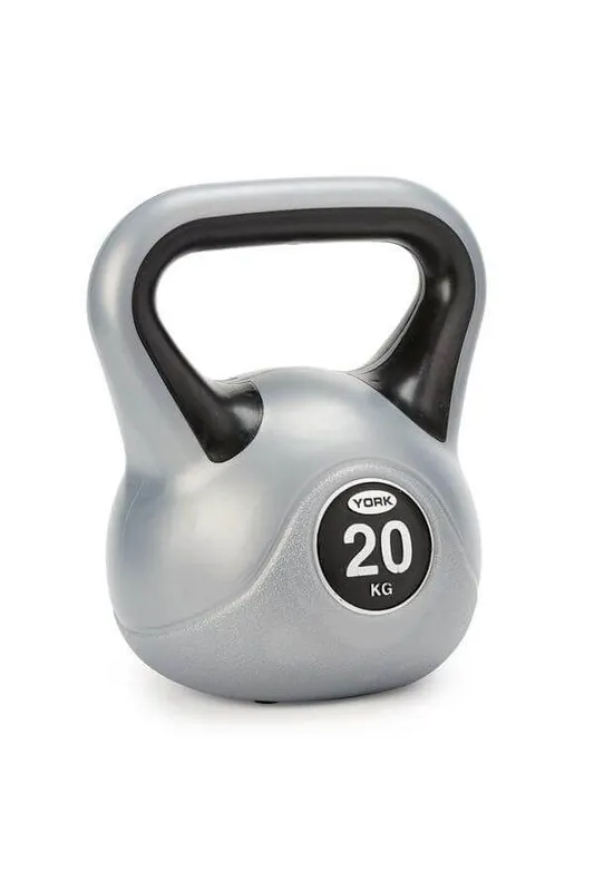 20kg Vinyl Kettlebell - York