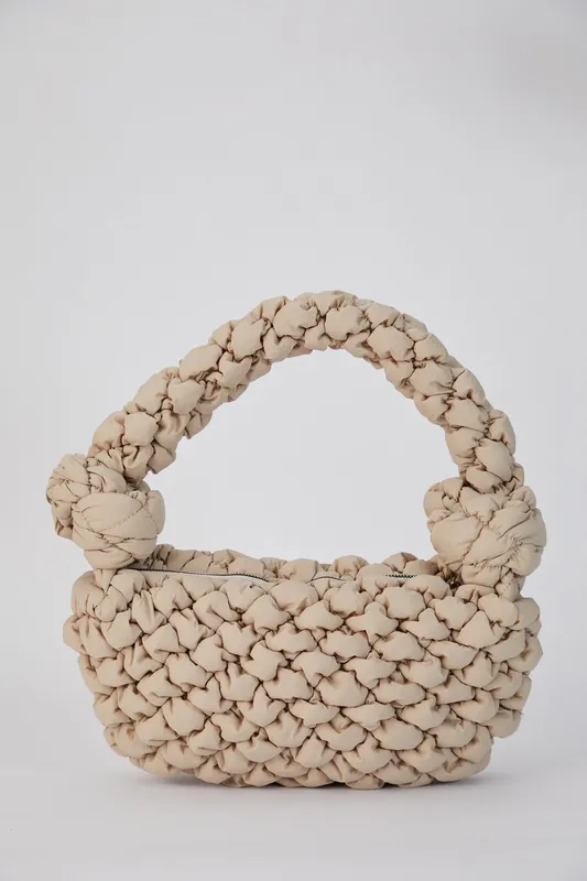 Puffy Quilted Lightweight Shoulder Bag - Belissh