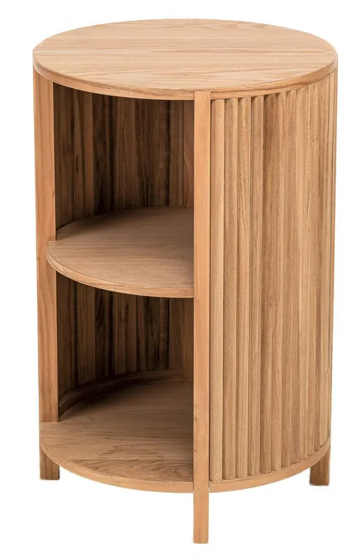 Bedside Table Night Stand Natural Wood - Nordlys