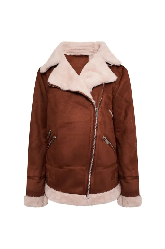 Faux Fur Aviator Coat - Barneys Originals