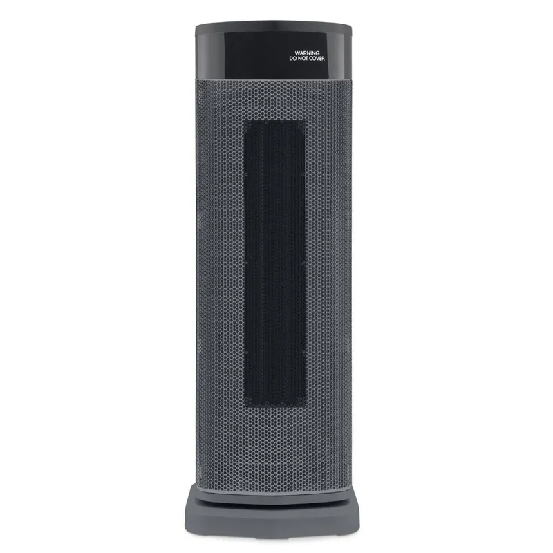 HeatFlux 2kw Digital Ceramic Tower Fan Heater with Remote Control Grey - Morphy Richards