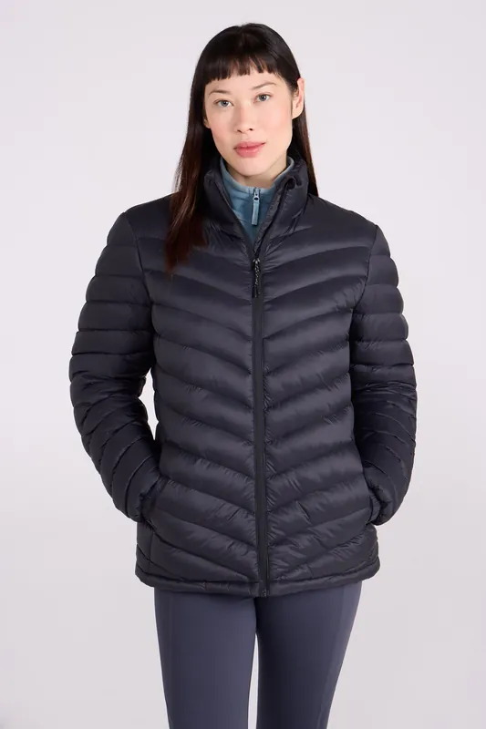 Vista' Short Water Resistant Warm Lightweight Full Zip Padded Jacket - Mountain Warehouse