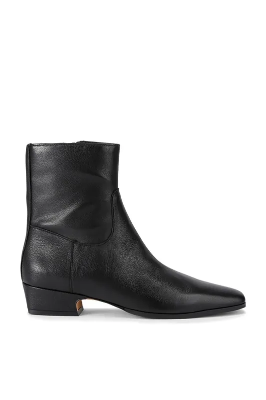 Dusty Black Leather Boot' Leather Boots - STEVE MADDEN