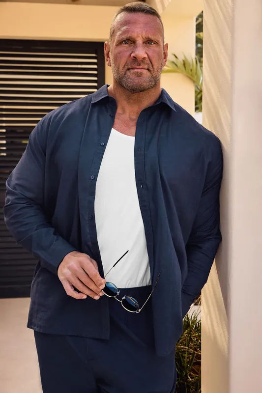 Long Sleeve Linen Shirt - BadRhino