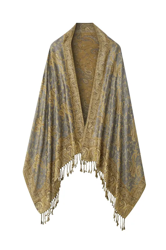 Vintage Jacquard Faux Cashmere Scarf Shawl - MODISHION