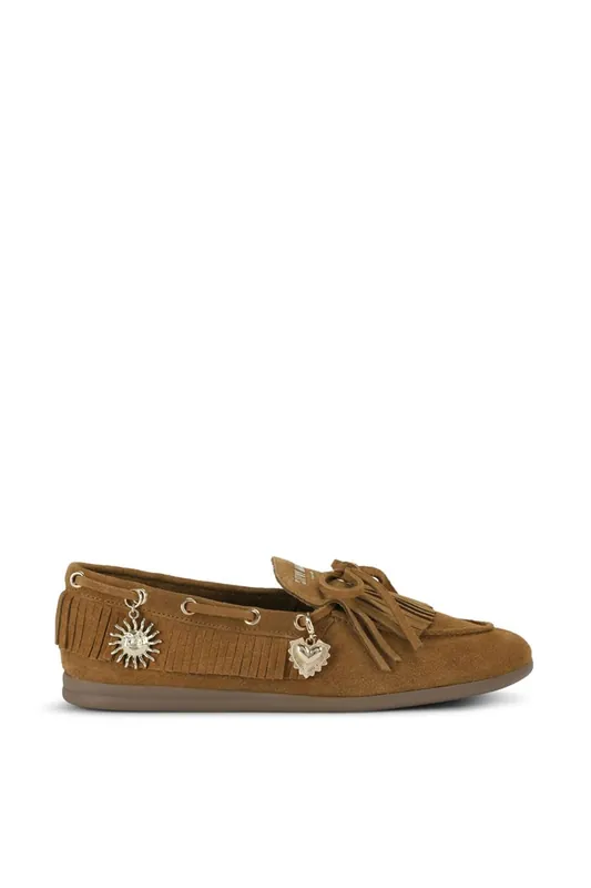 Rascals Tan Suede' Suede Flats - STEVE MADDEN