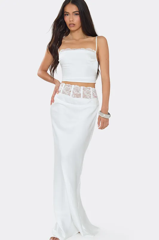Satin Maxi Skirt - EGO