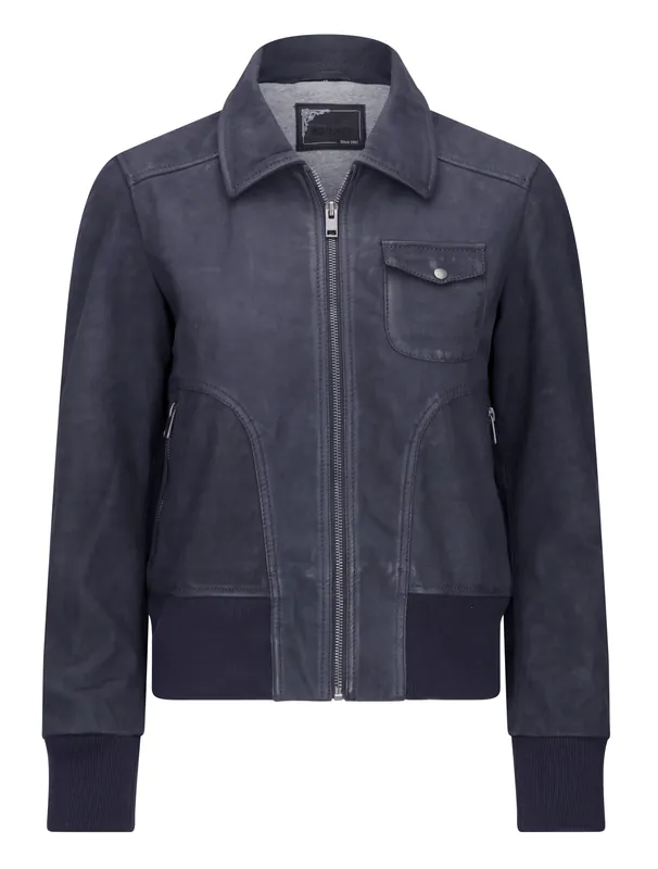 Leather Bomber Jacket - TruClothing
