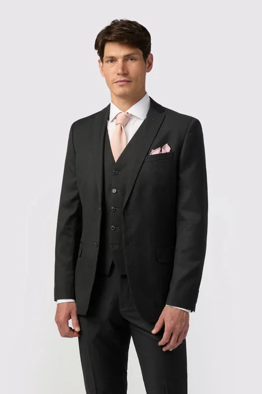 Slim Fit Charcoal Jacket - Antique Rogue