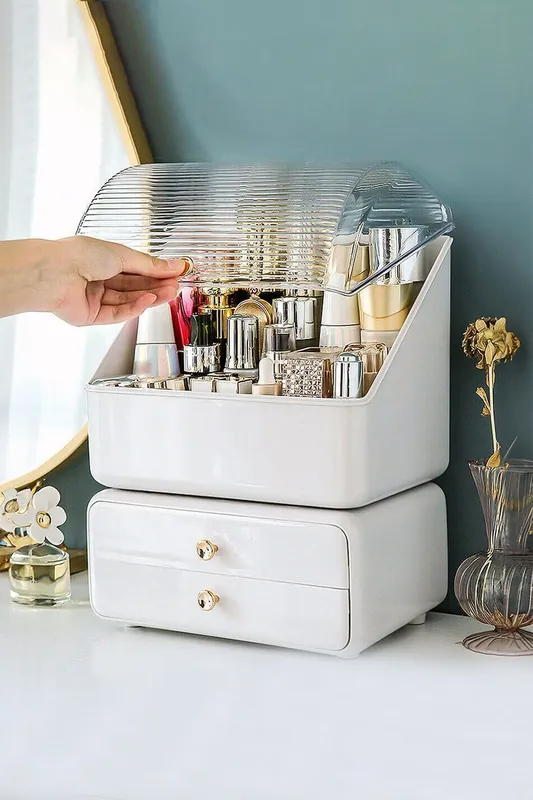 Cosmetic Organizer Storage Box Makeup Storage Dustproof & Waterproof - The hot sale