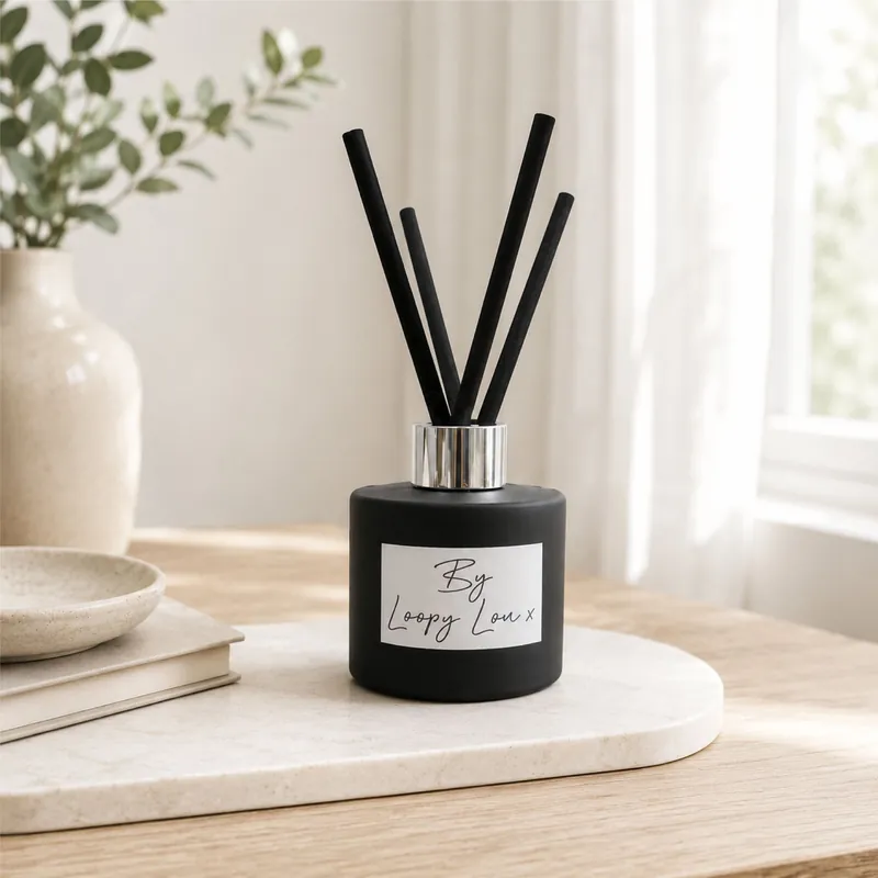 White Patchouli Luxury Reed Diffuser Highly Fragranced Scented - 60 SECOND MAKEOVER