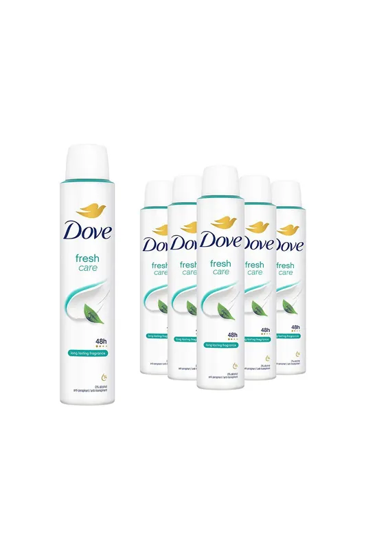 Fresh 'Antiperspirant' 48H Sweat Protection Deo for Women 200ml, 6pk - Dove
