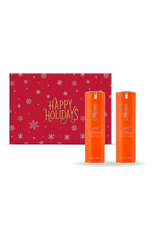 Anti-Ageing Men's Vitamin C Day & Night Routine for Brightening and Radiance