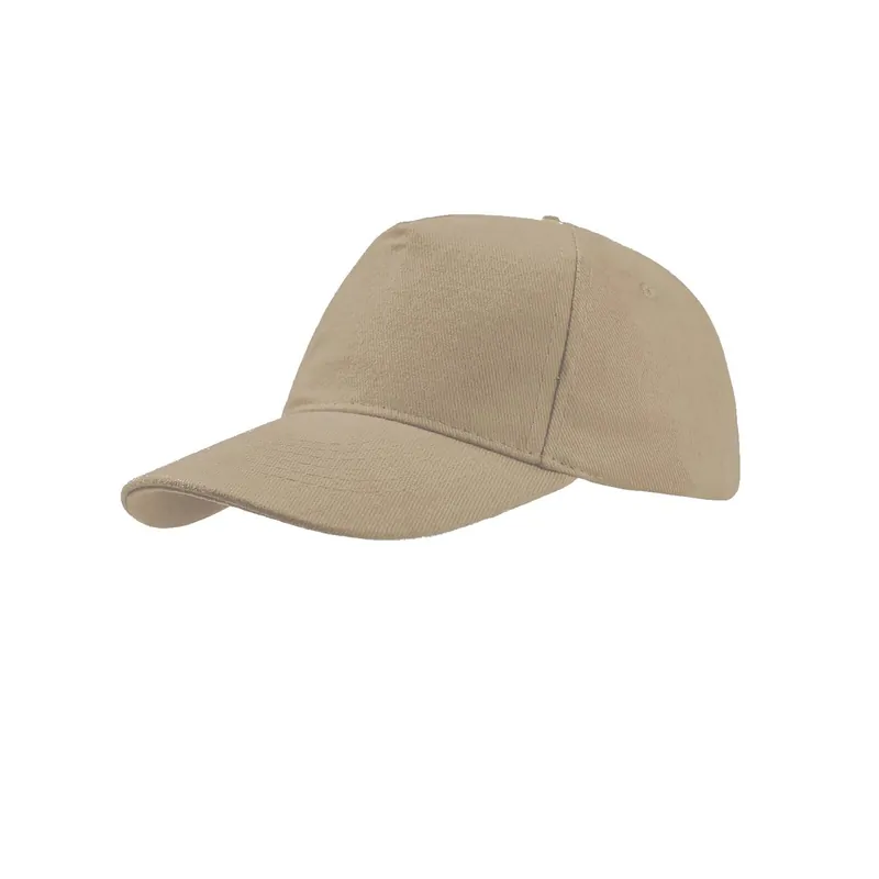 Liberty Five Buckle Heavy Brush Cotton 5 Panel Cap - Atlantis