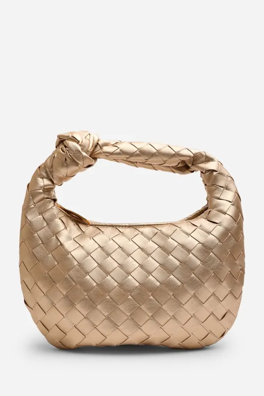 'Aura' Classic Woven Hobo Bag - Where's That From