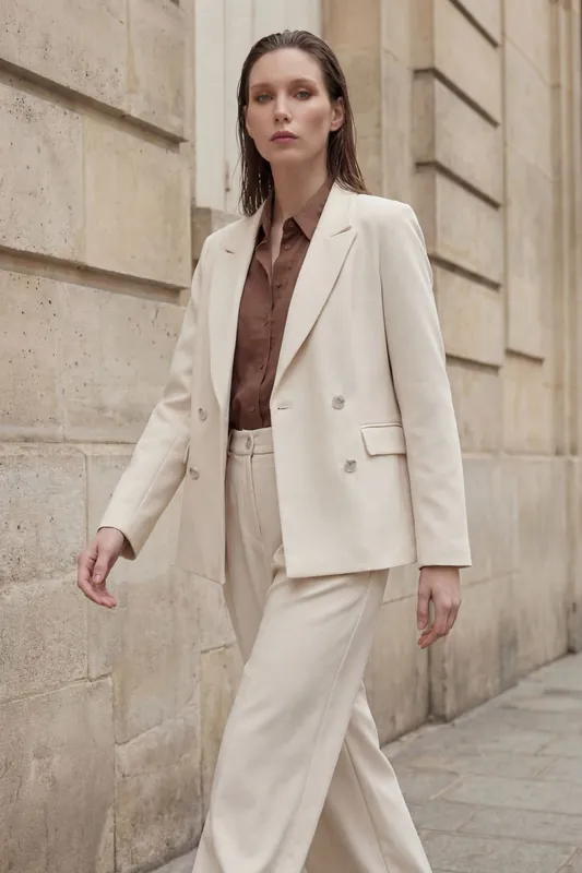 Buttoned Blazer Jacket - MyFashion