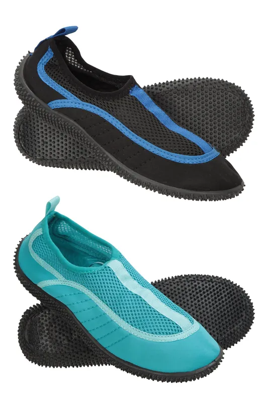 'Bermuda' 2 Pack Soft Lightweight Breathable Slip On Aqua Shoes - Mountain Warehouse