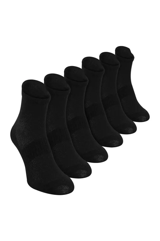6 Pack Yoga Pilates Non Slip Socks | Breathable Cushioned Gym Socks - Sock Snob