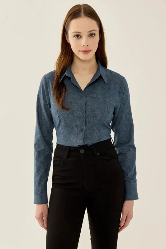 Plaid Buttoned Slim Fit Shirt - Hiccup