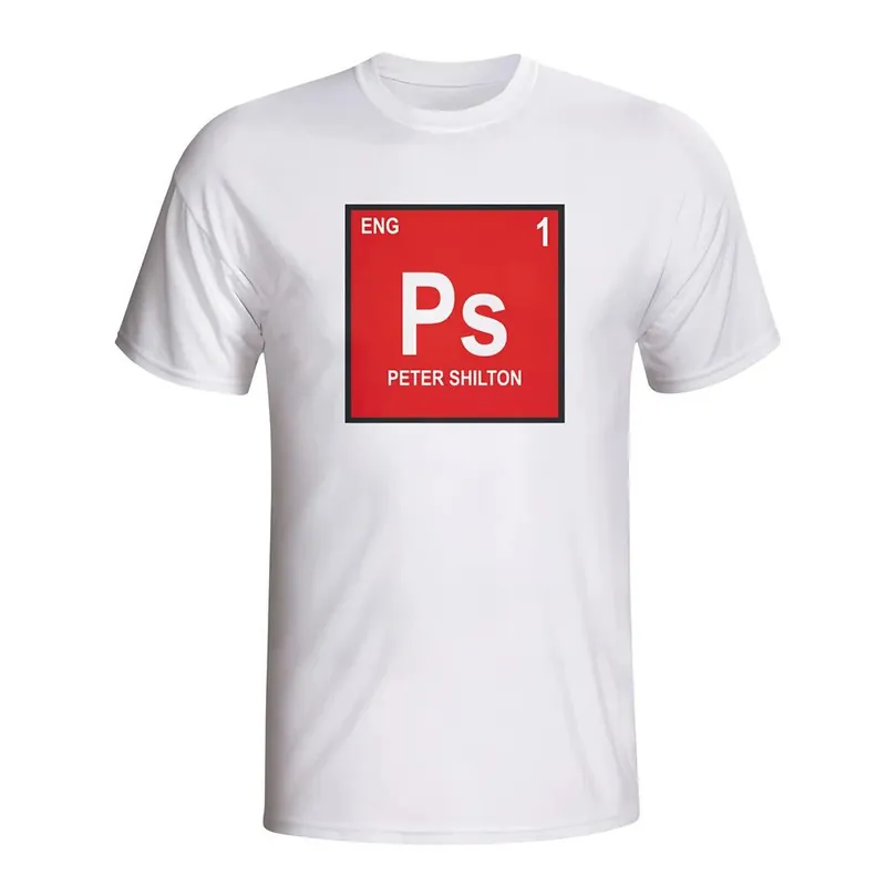 Mens Peter Shilton Periodic Table T-Shirt