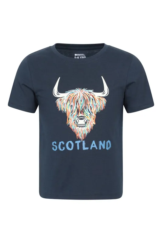 Scotland' Casual Lightweight Breathable Short Sleeve T-Shirt