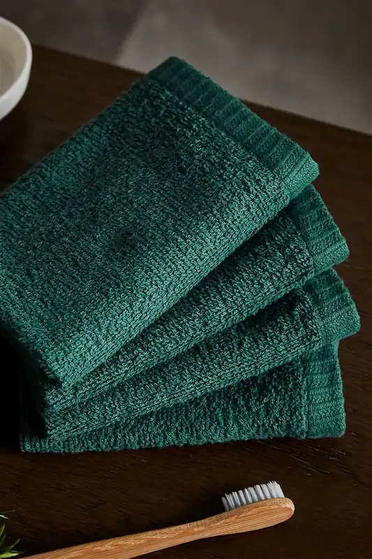'Quick Dry' Face Cloth 4 Pack - Catherine Lansfield