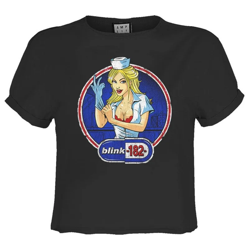 Enema Of The State Blink 182 Crop Top - Amplified