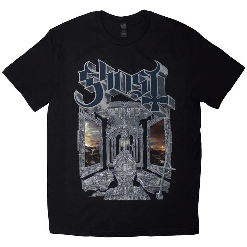 Skeleta Band Logo T Shirt - Ghost
