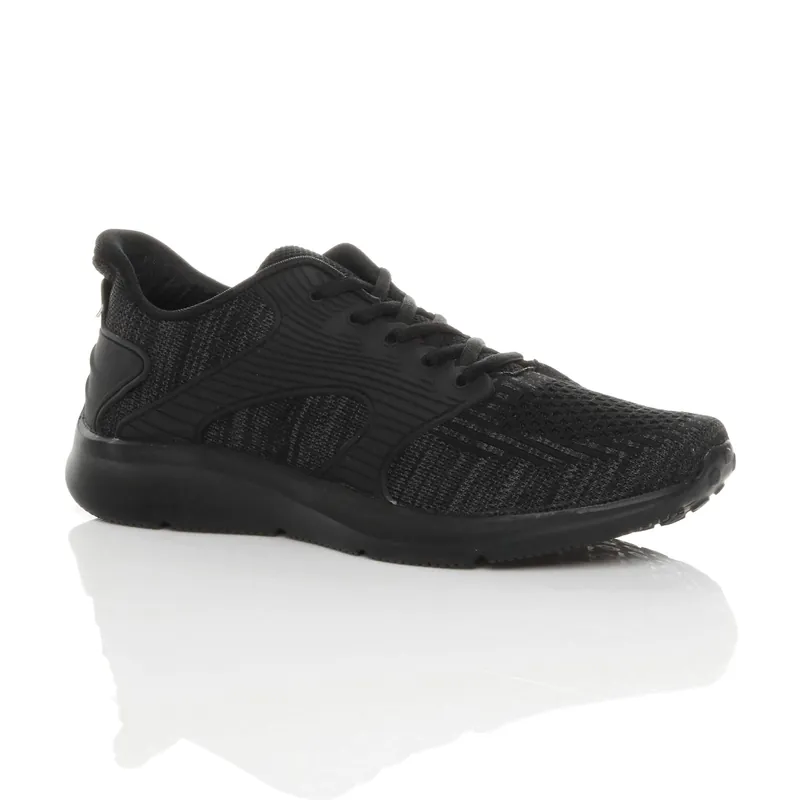 Flat Heel Lace Up Trainers - AJVANI