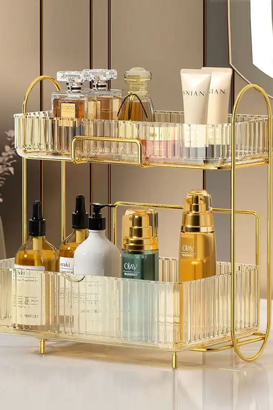 Dressing Table Large Makeup Cosmetic Organiser Rack Gift Set - SHEONLY