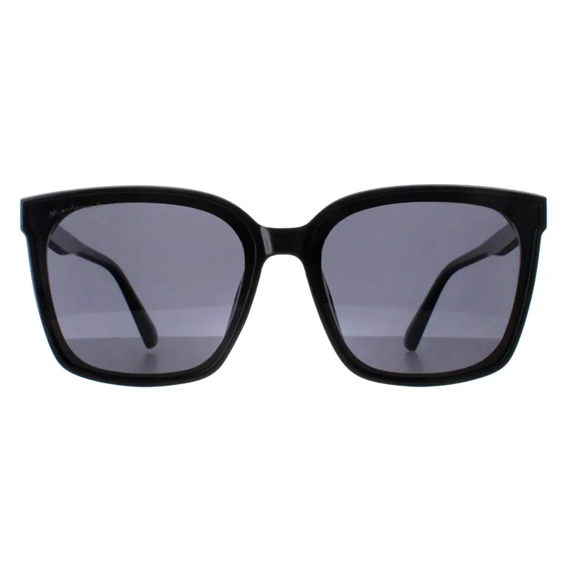 Square Shiny Black Smoke Polarized MP67 - montana