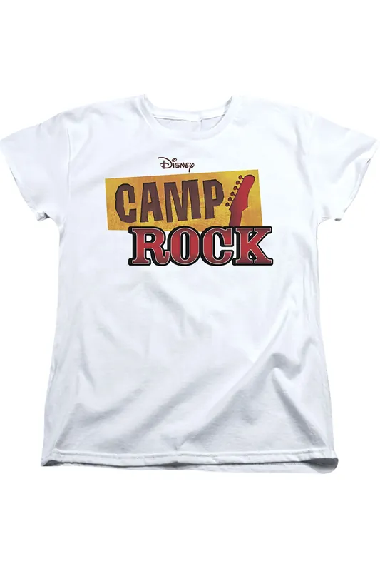 Camp Rock Classic Logo Tee, White - Disney