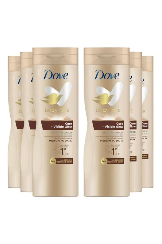 Self-Tan 'Lotion' for Medium-Dark Skin, 6x400ml