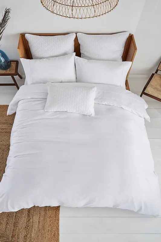 'TB Plain Dye' Cotton Sateen Duvet Cover - Ted Baker
