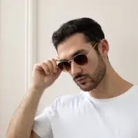 Classic Round Metal Frame Sunglasses - SVNX