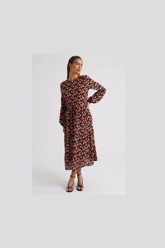 Sybille Floral Smock Dress - Urban Bliss